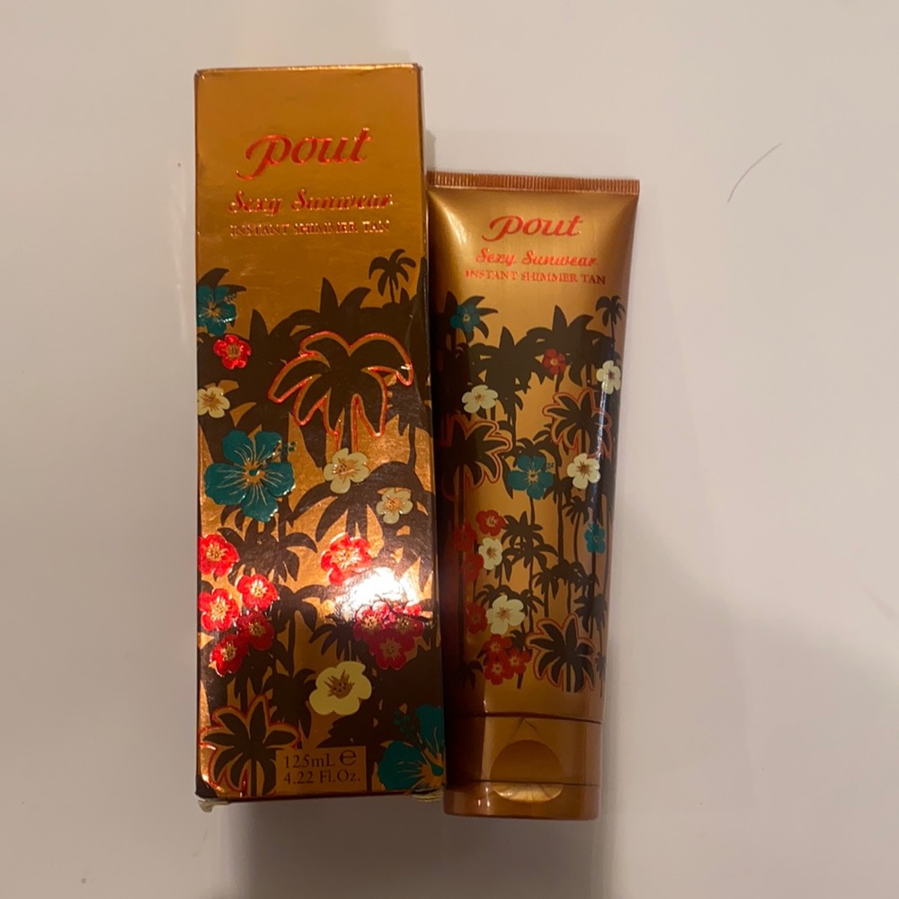 POUT SEXY SWIMWEAR INSTANT SHIMMER TAN NEW